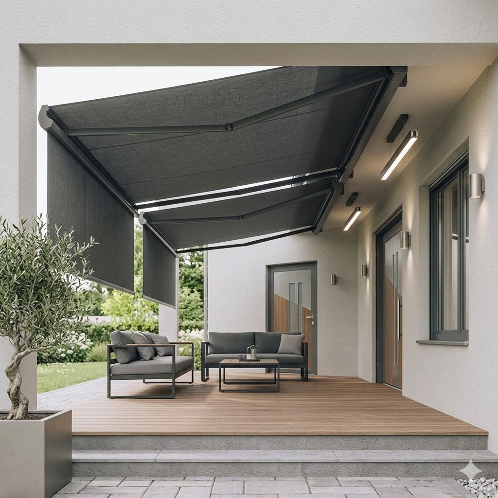 Brise-soleil - Store banne pour terrasse ou véranda