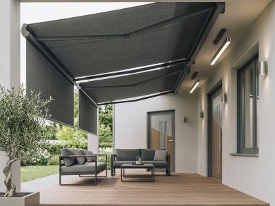 Brise-soleil - Store banne pour terrasse ou véranda