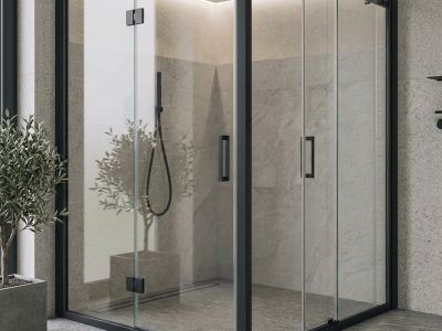 Porte de douche battante ou coulissante